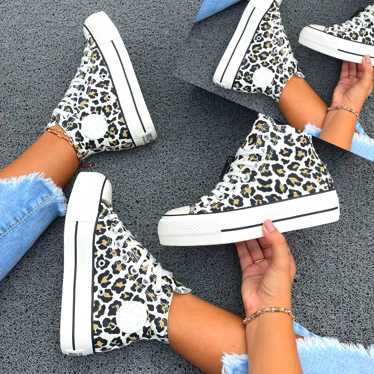 Converse mujer plataforma online baratas